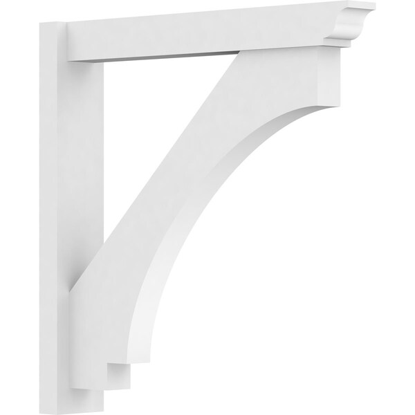 Ekena Millwork Imperial Architectural Grade PVC Outlooker with Traditional Ends, 5"W X 30"D X 30"H OUTP05X30X30IMP01 - main
